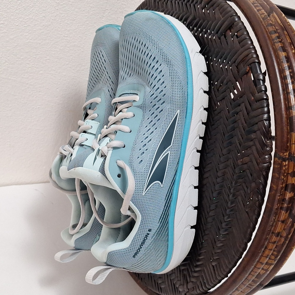 Altra Athletic Shoes in Light Blue and White